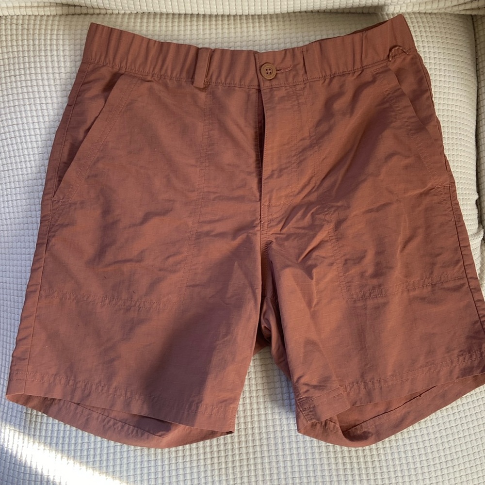 REI Co-op Sahara Amphib Ripstop Shorts Hiking Nylon Quick Dry Rust Small